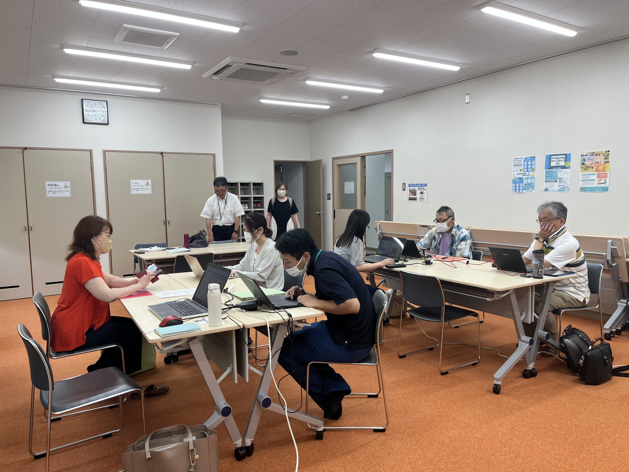 自習カフェの様子