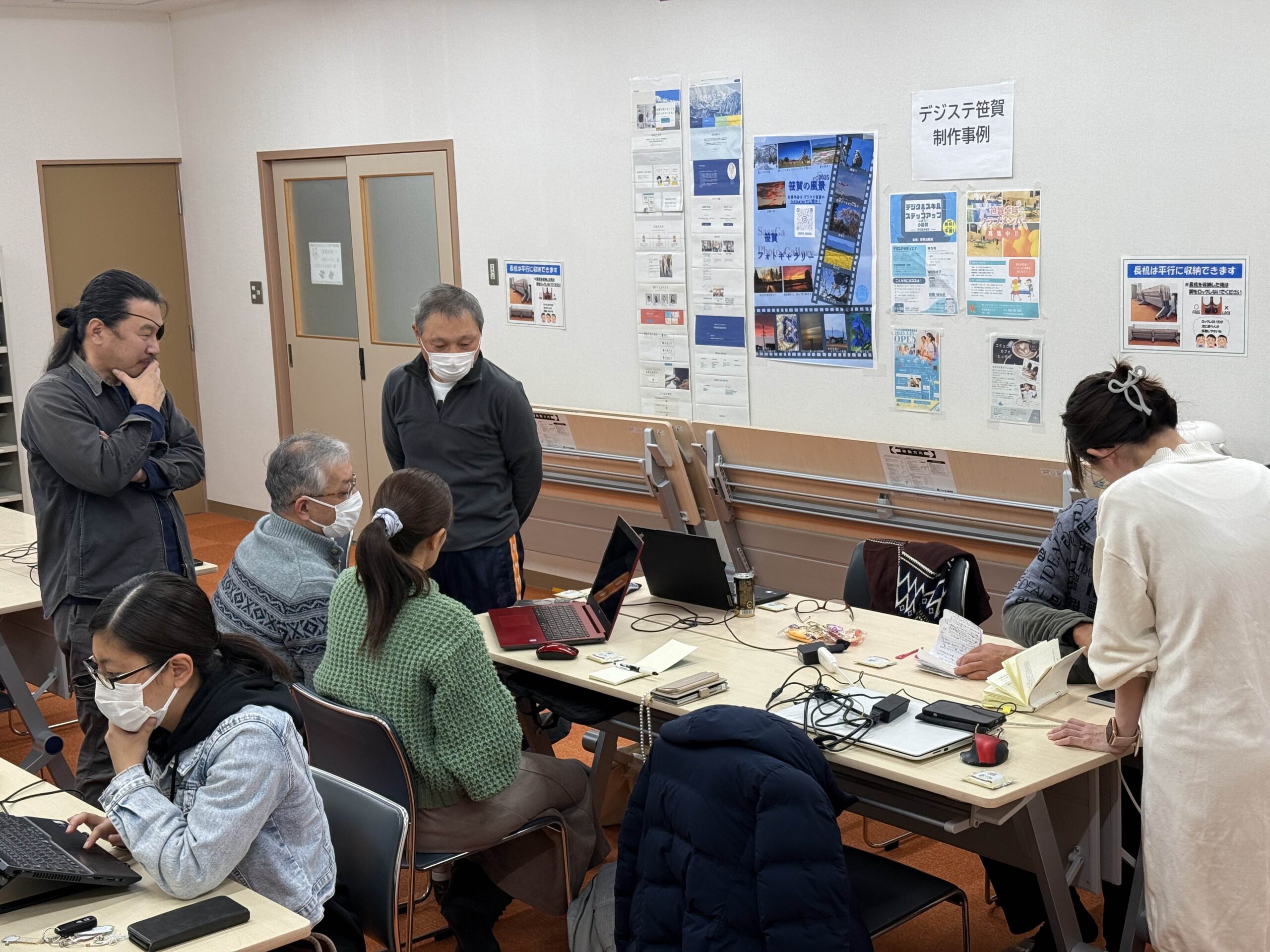 自習カフェの様子