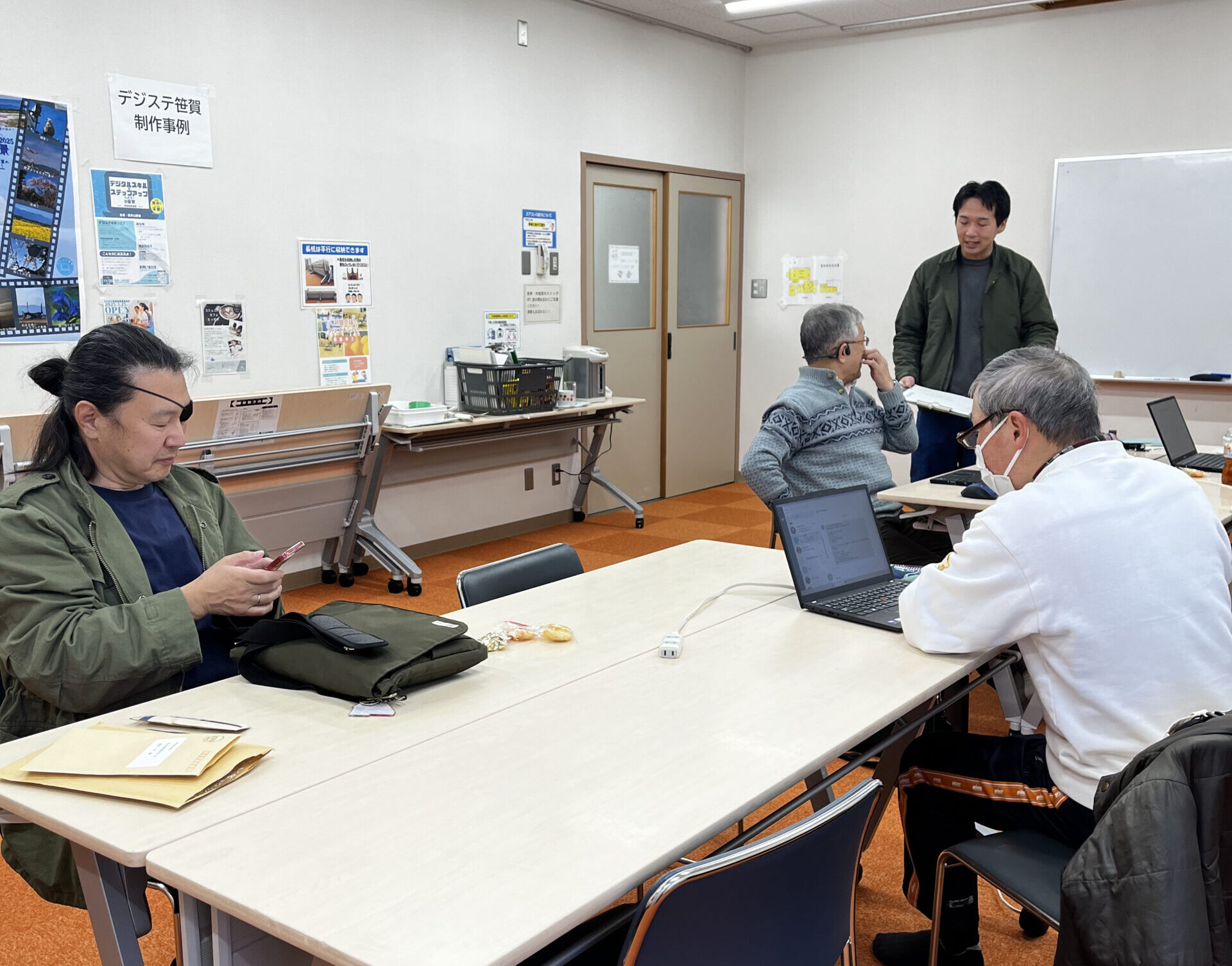 自習カフェの様子