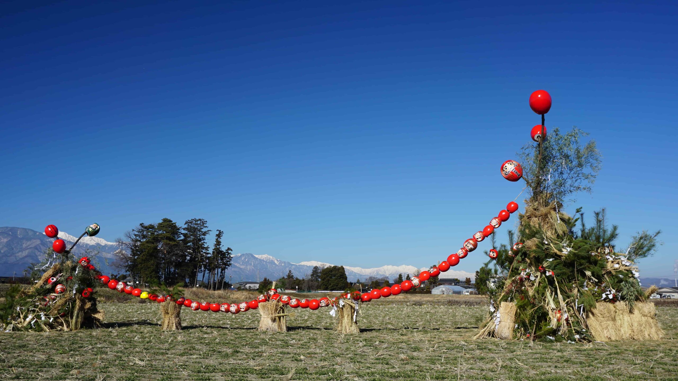 押しくらまんじゅうとダルマ落とし